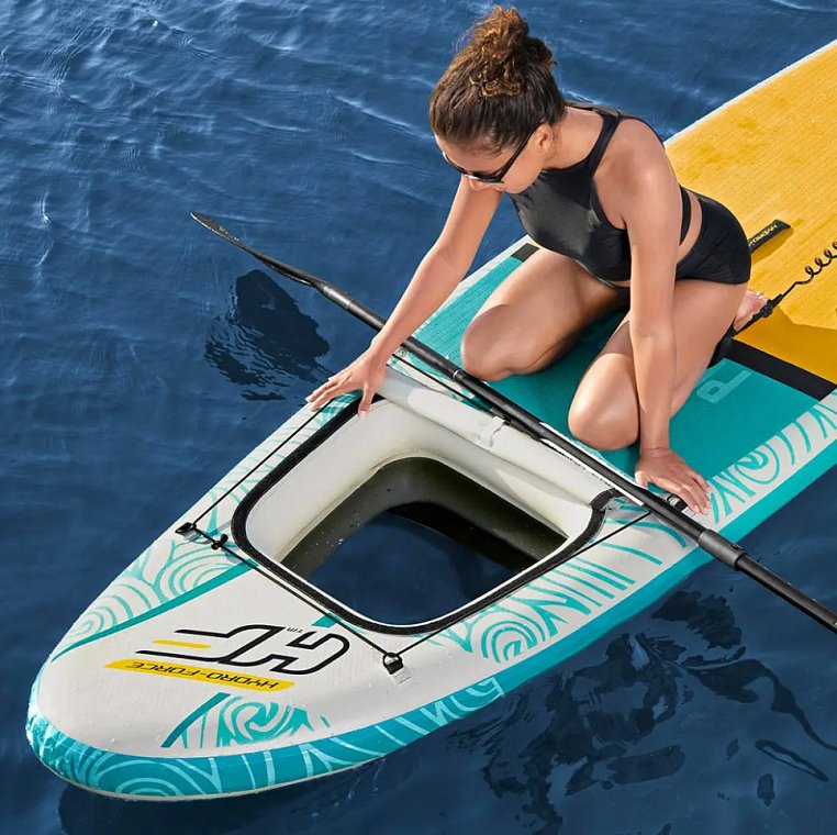 holka na paddlebord hydroforce panorama hydro force sup karlin